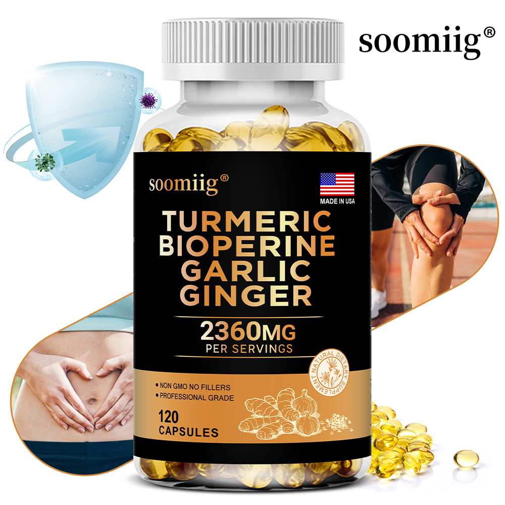 Ginger Tea - Turmeric Ginger Supplement with Garlic Curcumin