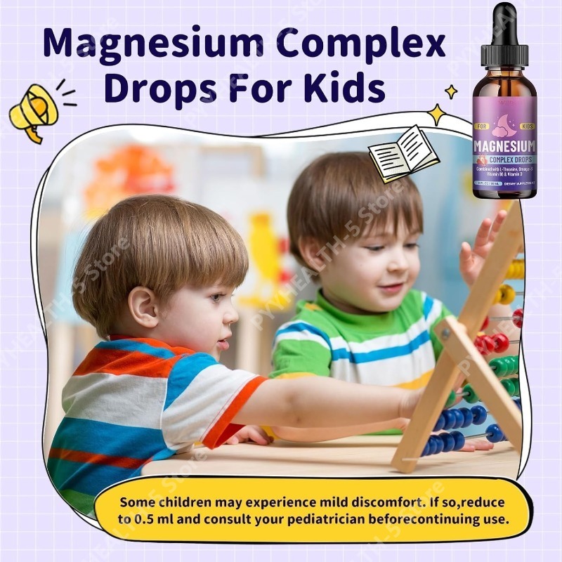 Kids Liquid Drops, Magnesium G - Ginger Tea 评论和价格