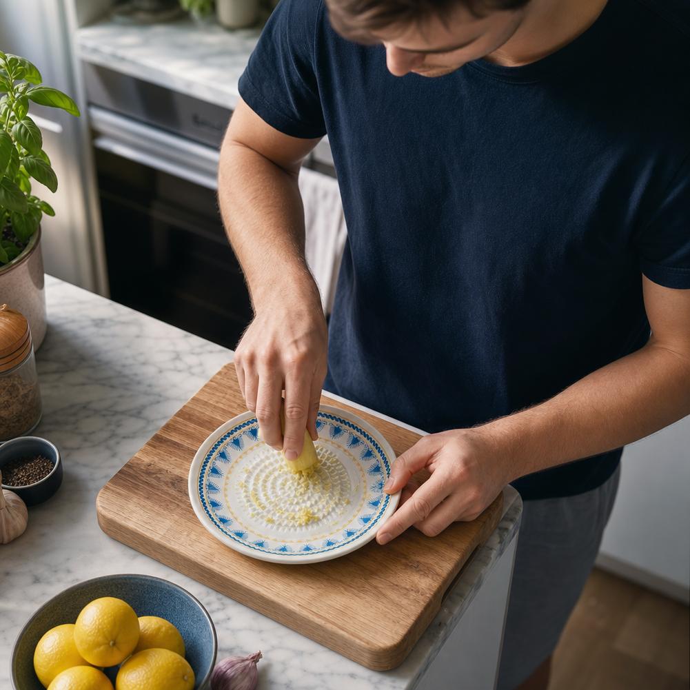 Garlic Grater Plate Ceramic Gi - Turmeric 评论和价格